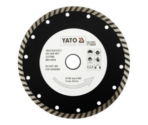 Yato Tarcza diamentowa turbo 180x2,8x22mm YT-6024 1