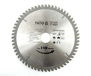Yato Piła tarczowa do aluminium 200x30mm 60z YT-6091 1