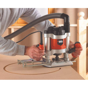 Frezarka Black&Decker Frezarka górnowrzecionowa (KW1600EKA) 8