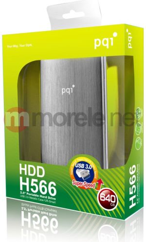 Dysk zewnętrzny SSD PQI  (H566 500GB USB Grafitowy) 3