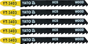 Yato Brzeszczot do wyrzynarki typ T HCS do drewna 5cz. TPI6 YT-3403 1
