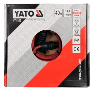 Yato Przedłużacz z przewodem 3x2,5mm2 40m YT-8102 2