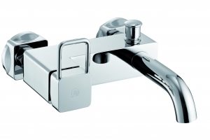 Bateria wannowa KFA Brylant ścienna chrom (4304-010-00) 1