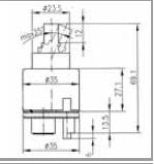 KFA Regulator ceramiczny R35a wysoki (884-018-86) 2