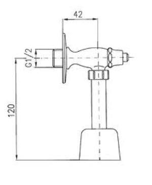 KFA Zawór pisuarowy spłukujący (230-000-07) 2
