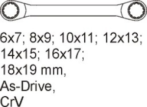 Yato Wkładka narzędziowa z wyposażeniem 7szt. (YT-5533) 2