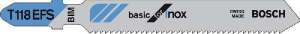 Bosch Brzeszczot do wyrzynarki Basic for Inox 83mm T 118 EFS 2608636497 1