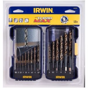 Wiertło Irwin HSS walcowe 1,5 2 7 4,5 4 5,5 5 3 2,5 3,5 6 10 6,5 8 9mm zestaw (10503992) 1
