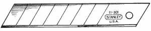 Stanley Ostrze łamane 18mm 10szt. (0-11-301) 2