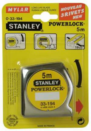 Stanley Miara POWERLOCK obudowa z tworzywa 5m 25mm 33-195 2