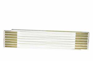 Stanley Miara składana drewniana biało-żółta 2m 17mm (35-458) 2