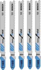 Bosch Brzeszczot do wyrzynarek Basic for Metal 92mm T 118B 5szt. (2.608.631.014) 2