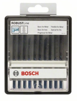 Bosch Zestaw brzeszczotów do wyrzynarek Metal Expert Robust Line chwyt teowy 10 części 2607010541 1