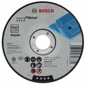 Bosch Tarcza tnąca prosta Expert for Metal 125x2,5x22,2mm (2.608.600.394) 1