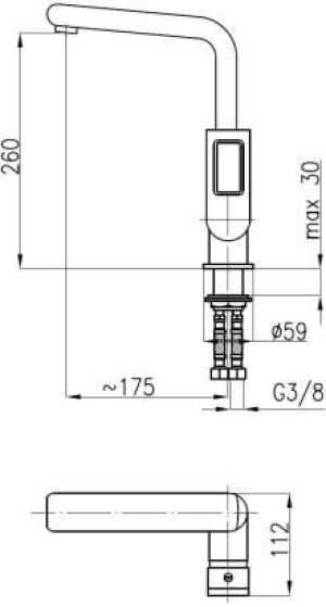 Bateria kuchenna KFA Gamma stojąca chrom (6503-915-00) 2