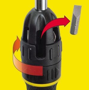 Stanley Wkrętak Multi-Bit z grzechotką i 10-cioma wymiennymi końcówkami (68-010) 7