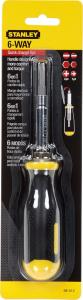 Stanley Wkrętak sześciofunkcyjny + 6 końcówek 0-68-012 3