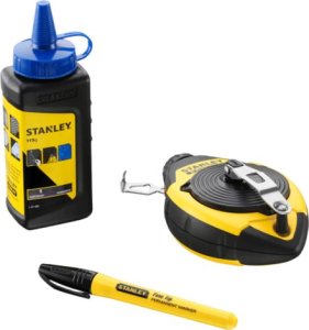 Stanley Sznur traserski FatMax 30m + kreda 115g + marker (0-47-681) 1