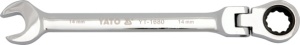 Yato Klucz płasko-oczkowy z grzechotką i przegubem 8mm (YT-1674) 1