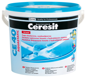 Ceresit Spoina elastyczna wodoodporna CE 40 aquastatic szara 2kg 1