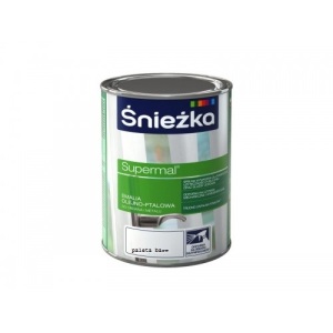Śnieżka SUPERMAL emalia olejno-ftalowa do drewna i metalu kość słoniowa 0,8L 1