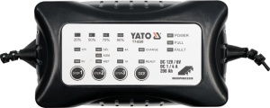 Yato Prostownik elektroniczny 12/6V 1/4A 200Ah (YT-8300) 1