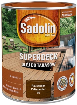 Dulux Sadolin Superdeck - olej do tarasów mahoń 0,75L 1