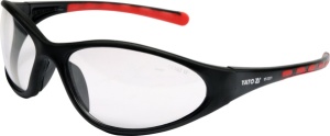 Yato okulary ochronne bezbarwne 91692 oprawki czarne (YT-7371) 1