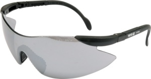 Yato okulary ochronne szare 91380 oprawki czarne, zauszniki regulowane (YT-7376) 1