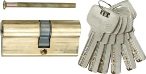 Vorel Wkładka asymetryczna mosiężna 87mm 6 kluczy 36/51mm 77193 1