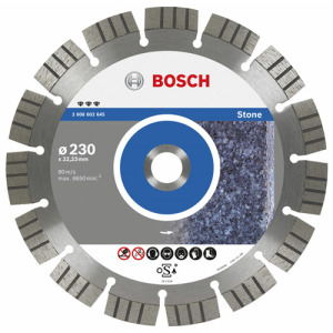 Bosch Tarcza tnąca diamentowa Best for Stone 125x22x2,2mm 2608602642 1