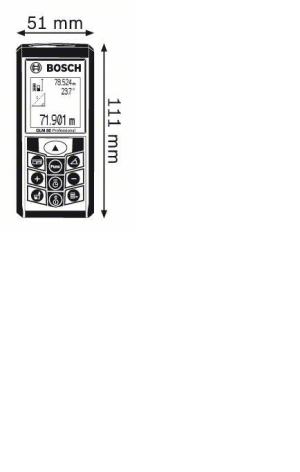 Bosch Dalmierz laserowy z funkcją inklinometru GLM 80 (0.601.072.300) 3