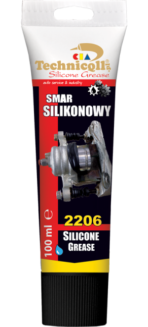 Technicqll Smar silikonowy do prowadnic biały 2206 100ml (M-607) 1