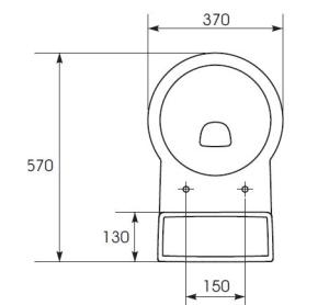 Zestaw kompaktowy WC Cersanit Zestaw kompaktowy WC Nano spłuczka + deska (K19-012) 3
