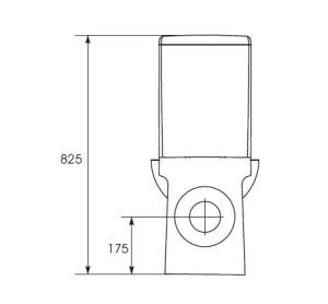 Zestaw kompaktowy WC Cersanit Zestaw kompaktowy WC Nano spłuczka + deska (K19-012) 4