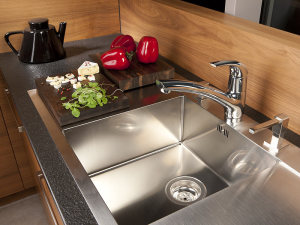 Bateria kuchenna Ferro Genova Verdeline stojąca chrom (BGE4VL) 3