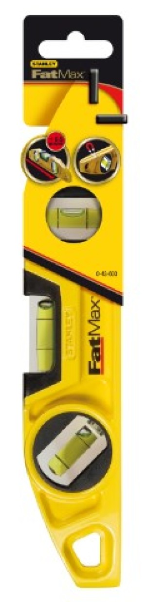 Stanley Poziomica z magnesem FatMax TORPEDO 22cm 3 libelki 0-43-603 2