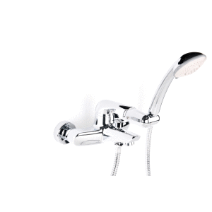 Bateria wannowa Deante Jaguar Line ścienna chrom (BDX 011M) 2