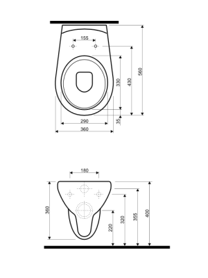 Miska WC Koło Nova wisząca (23100000) 2