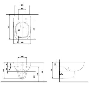 Miska WC Koło Style wisząca Reflex (L23100900) 2