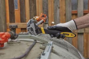 Stanley Klucz nastawny typu szwed 300mm gumowa rękojeść (0-90-950) 5