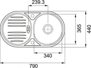 Zlewozmywak Franke  Baltic BTN 614 stal szlachetna (101.0056.784) 2