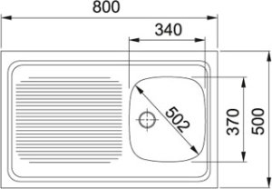 Zlewozmywak Franke Sara SXN 711 Eco stal szlachetna jedwab (103.0205.153) 2