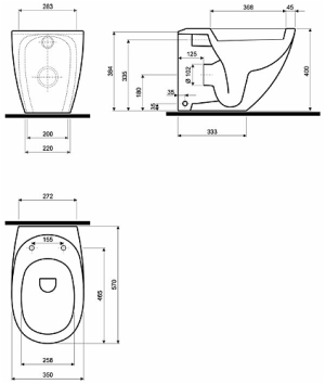 Miska WC Koło Ego By Antonio Citterio stojąca (K13000000) 2