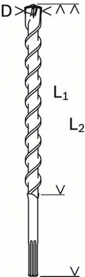 Wiertło Bosch SDS MAX 18mm  (2608586759) 2