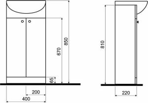 Koło Solo 40 cm biały (79001000) 2
