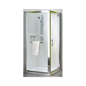 Koło Ścianka boczna z relingiem GEO 6 90cm szkło prismatic profil chrom GSKS90205003 1