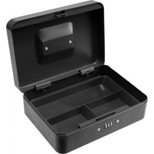 Vorel Kasetka na pieniądze czarna szyfr 250x180x90mm (78628) 2