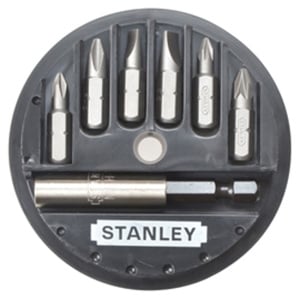 Stanley Zestaw końcówek 1/4" 2 płaskie 2Ph 2Pz + uchwyt 68-737 1