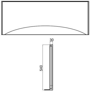Cersanit Panel czołowy Virgo/Intro 160cm  (S401-045) 2